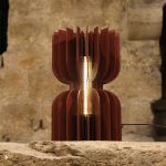 Ahşap Masa Lambası