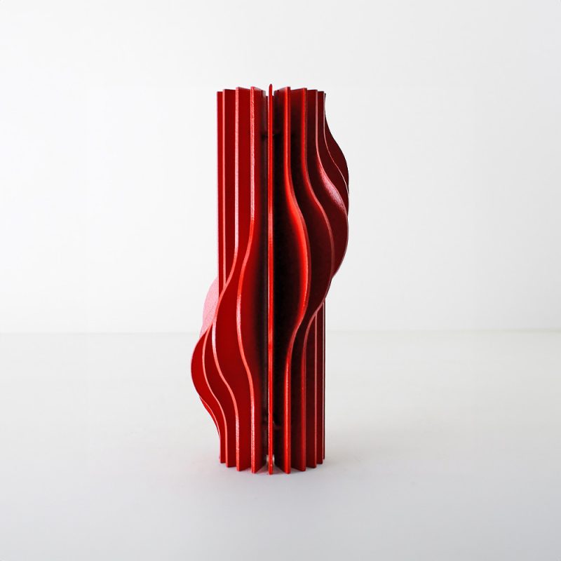 kırmızı modern biblo